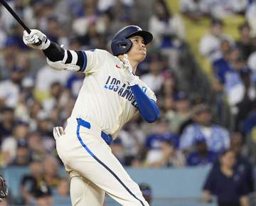 大谷翔平が14打席ぶりの安打！詰まりながらも逆方向へはじき返す 4試合ぶりの快音に今季2個目のスチールも