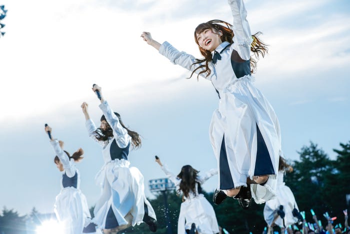 けやき坂46・1期生の加藤史帆。けやき坂46のビジュアルクイーン。しかし話すと“へにょへにょ”なマイペースでそのギャップも魅力。/撮影:上山陽介