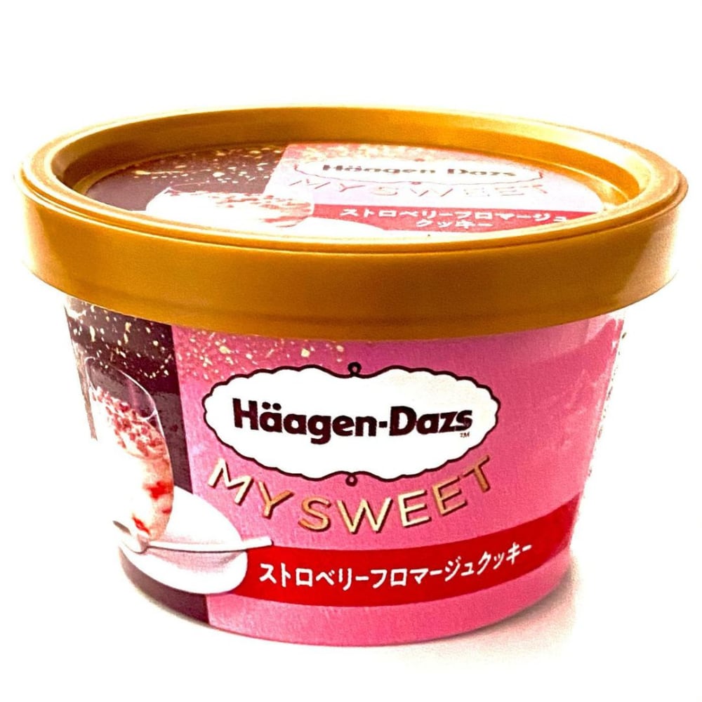 ローソン「ハーゲンダッツマイスイートストロベリーフロマージュクッキー」