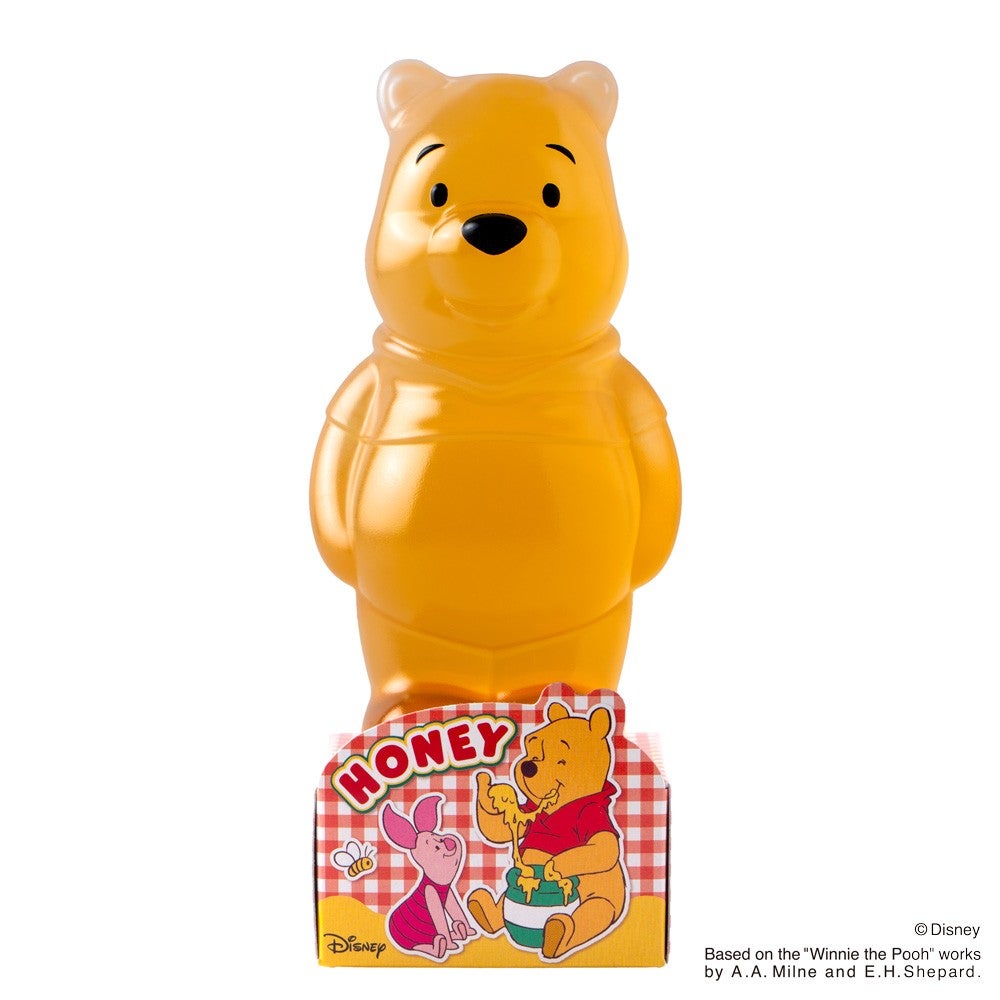 くまのプーさん／はちみつボトル　税込853円（C）Disney. Based on the "Winnie the Pooh" works by A.A. Milne and E.H. Shepard.
