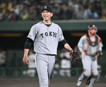 巨人7連勝 先発・戸郷が今季初白星 7回5安打無失点の粘投実る チームは今季地方ゲームは無傷5連勝