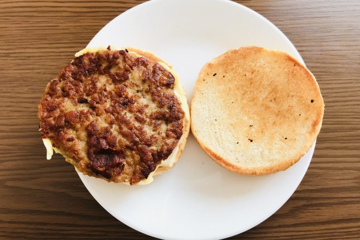 モスバーガー（チーズバーガーアレンジ）