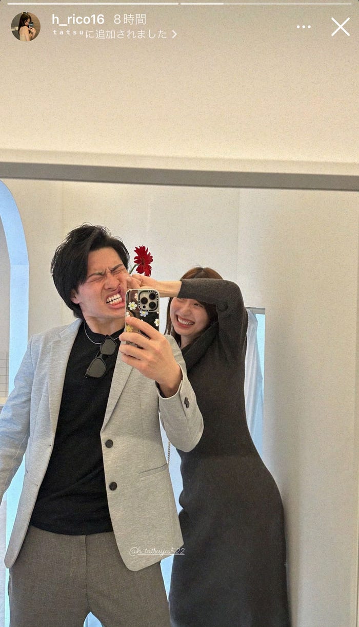 りこInstagramストーリーズより