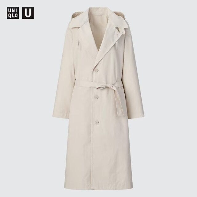 ユニクロ　uniqlo　レディース　おすすめ　オススメ　コスパ　2023　春　アウター　春アウター　フーデッドロングコート　コート　ロングコート　Uniqlo