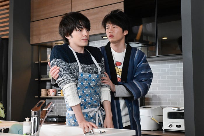 林遣都、田中圭「おっさんずラブ-リターンズ-」第2話(C)テレビ朝日