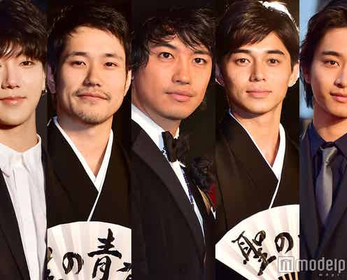斎藤工・東出昌大・松山ケンイチら“水も滴る”イケメンに興奮!雨舞うレッドカーペットに集結