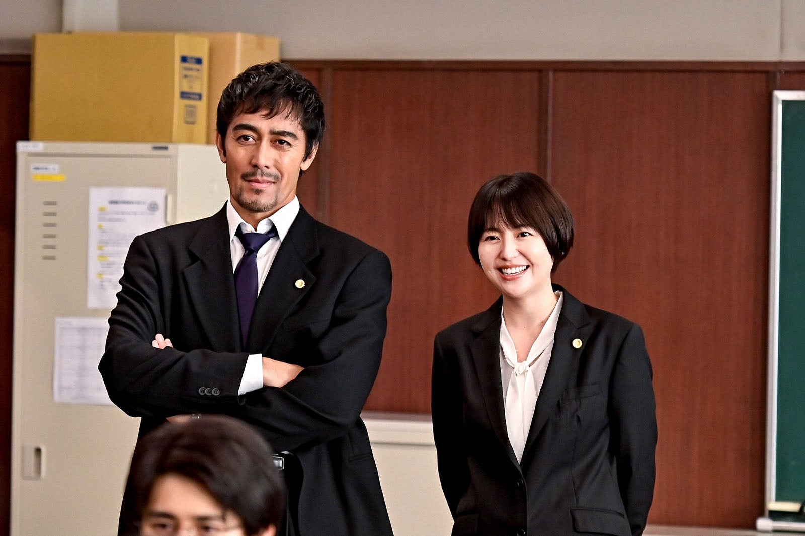 阿部寛、長澤まさみ「ドラゴン桜」第7話より（C）TBS