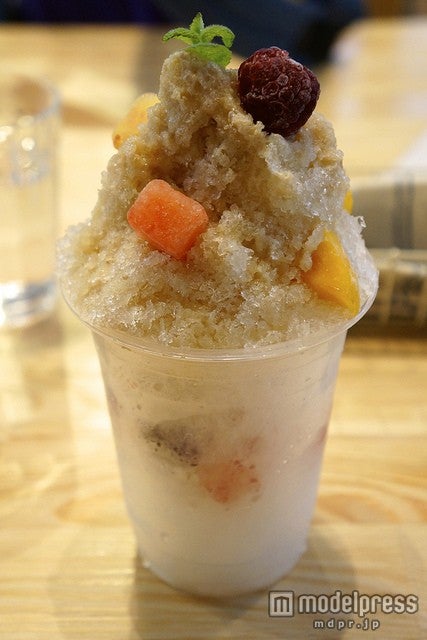 「cafe kuala」のかき氷400円／photo by Kentaro Ohno