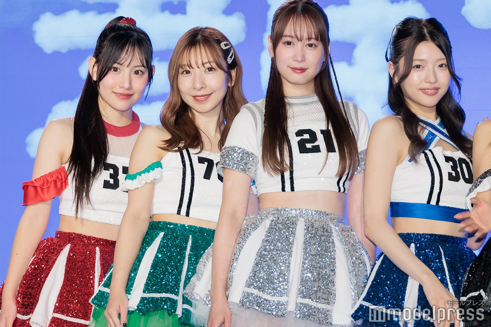 辺見桃和、板野成美、新居稚菜、堀口美澪（C）モデルプレス