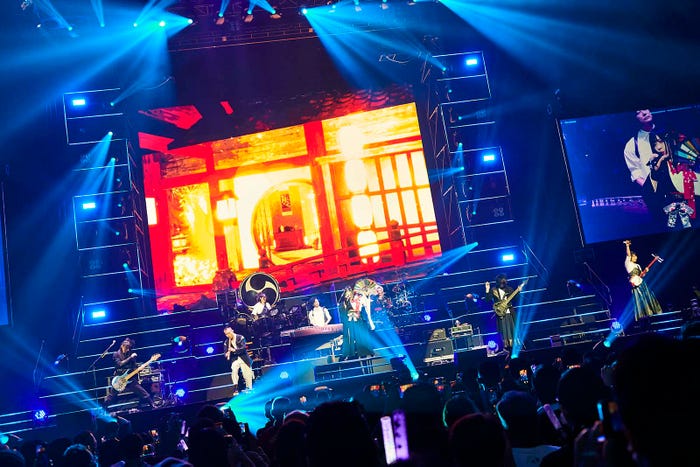 和楽器バンド「Lemino presents 和楽器バンド 大新年会2024 日本武道館 ~八重ノ翼~」(提供写真)