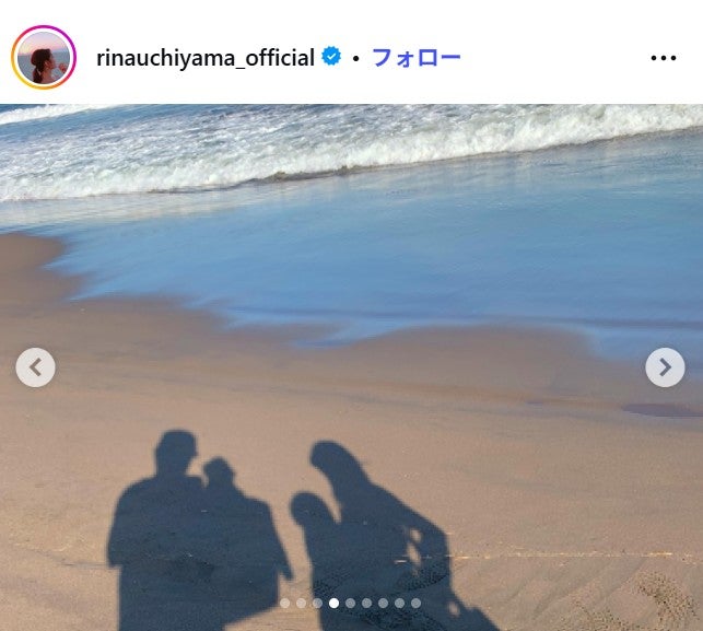 内山理名Instagramより