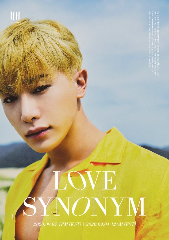 WONHO（ウォノ）金髪姿の新ビジュアル公開 ソロデビューへ向け溢れるカリスマ性