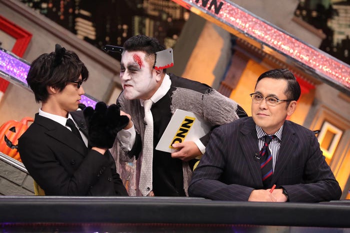 (左から)福士蒼汰、山崎弘也、有田哲平(C)フジテレビ