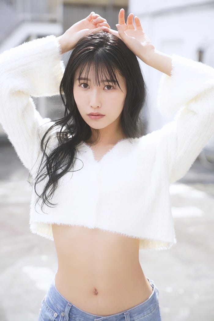 森嶋あんり(C)撮影・佐藤佑一/「ヤングガンガン」(スクウェア・エニックス)2月3日発売号アザーカット