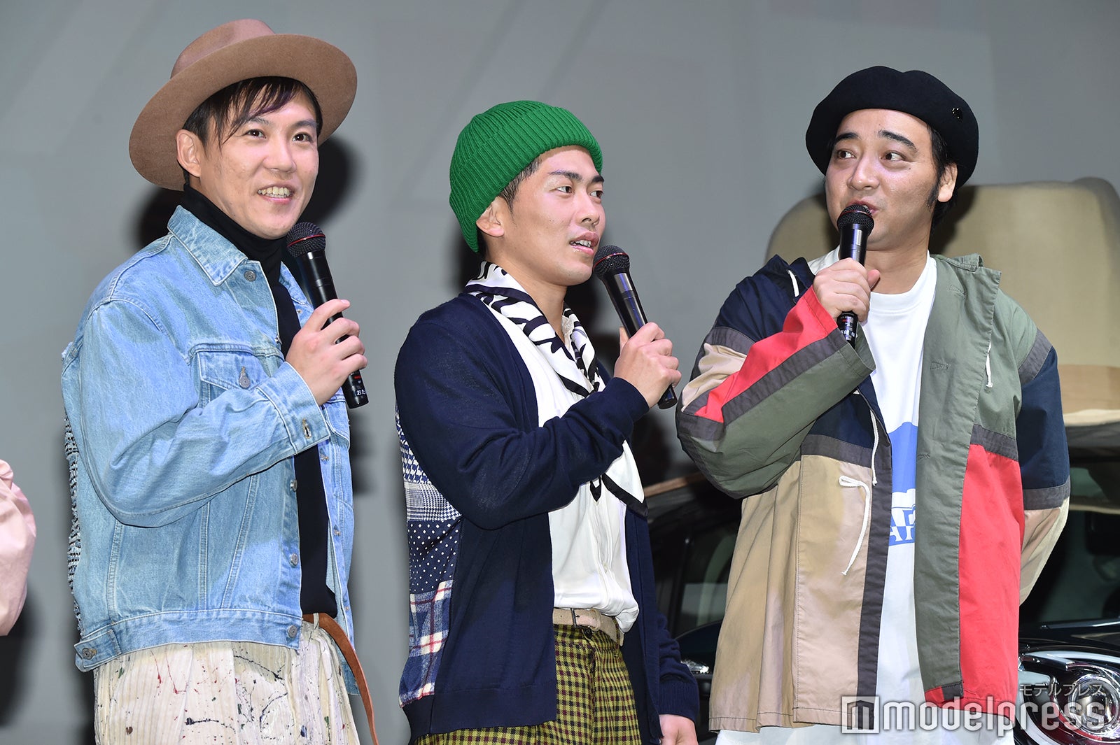 ジャングルポケット（左から）おたけ、太田博久、斉藤慎二（C）モデルプレス