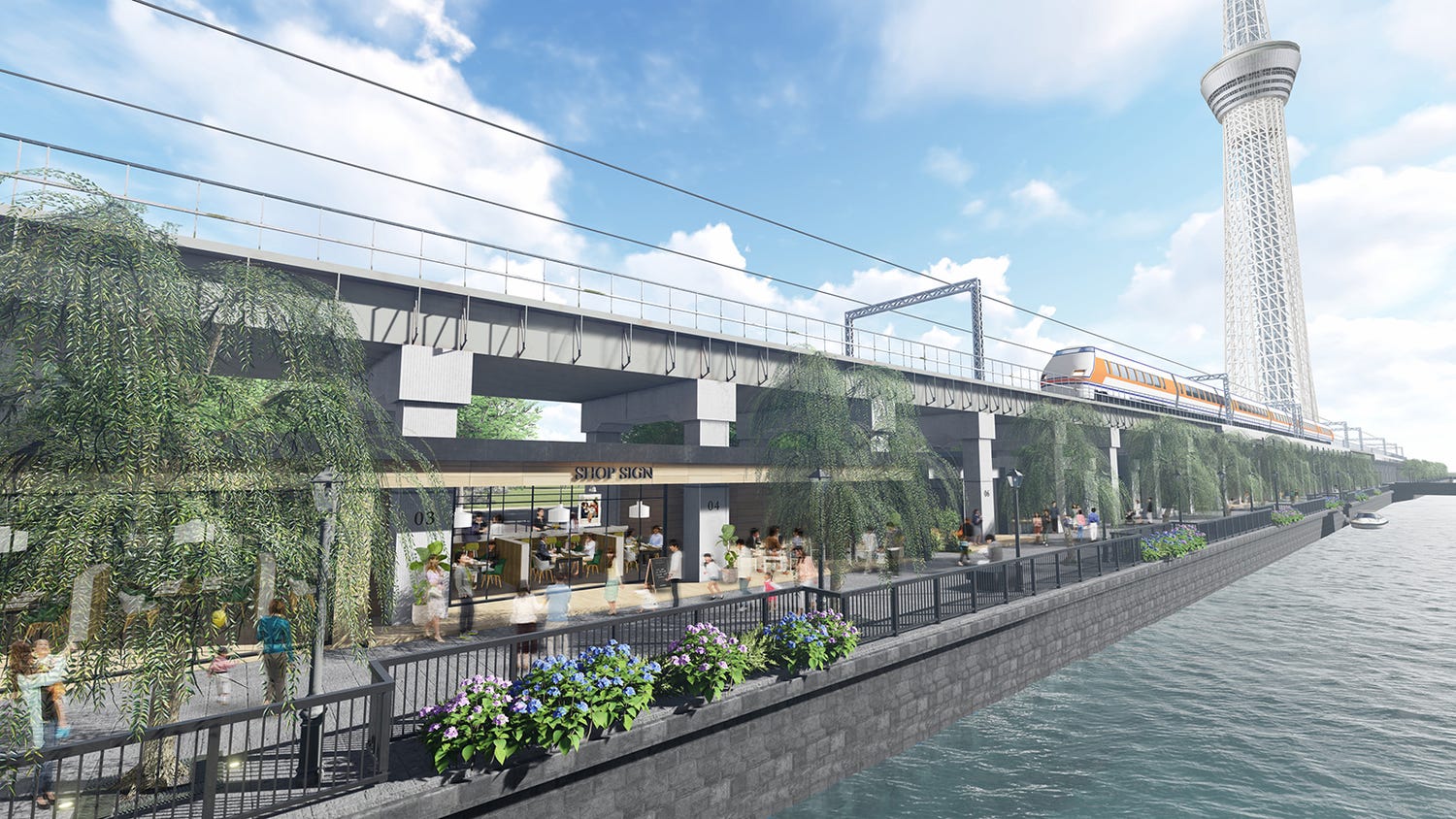 「東京ミズマチ」2020年6月開業、浅草~東京スカイツリー間結ぶ最新スポット