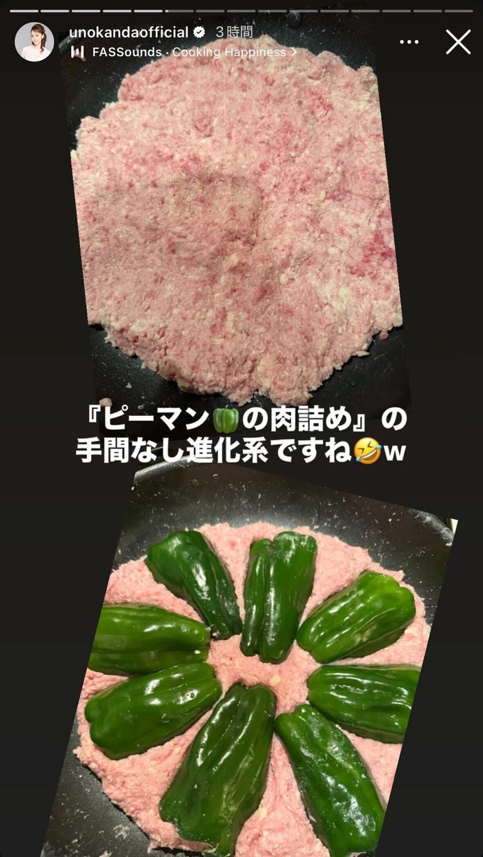 神田うのInstagramストーリーズより