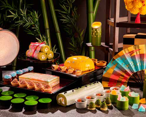 『かぐや姫』の世界を表現、抹茶×チョコのデザートブッフェ「ヒルトン小田原」に