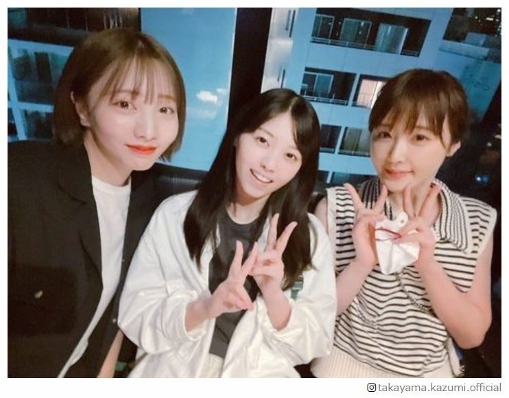 西野七瀬・高山一実・能條愛未、元乃木坂46・1期生が再会 3ショット公開でファン歓喜「美人集合」