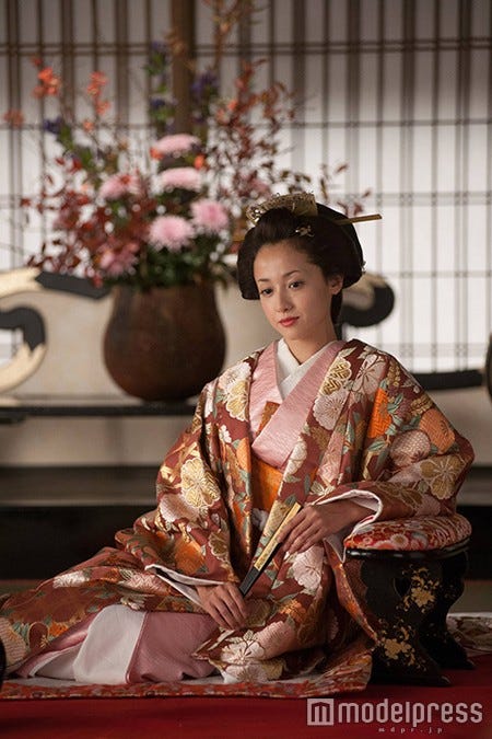 スペシャルドラマ「大奥」の主演をつとめる沢尻エリカ