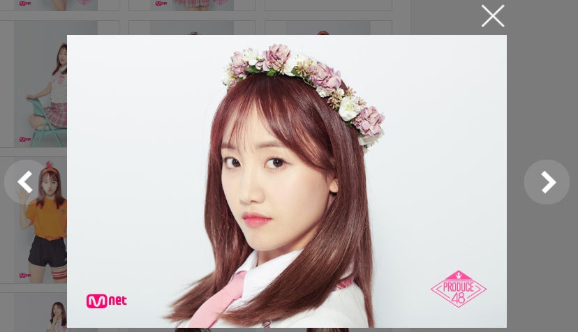 パク・ヘユン／PRODUCE48公式サイトより