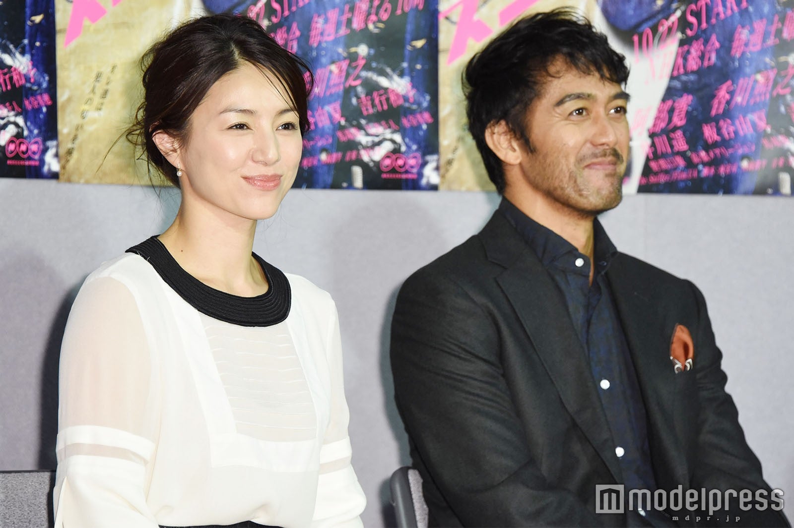 井川遥、阿部寛