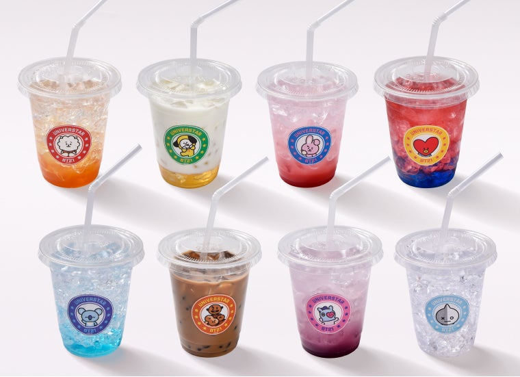 BT21ドリンク¥ 890（税抜）/各種／画像提供：レッグス