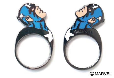 MARVEL/フラットリング(税抜き¥2200)(C)Marvel2015