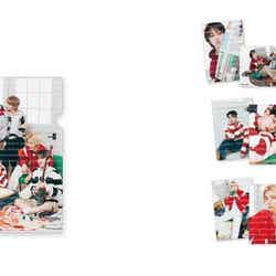 クリアファイル税込605円、クリアカードセット税込各935円(C)KOZ ENTERTAINMENT & HYBE.All Rights Reseved.