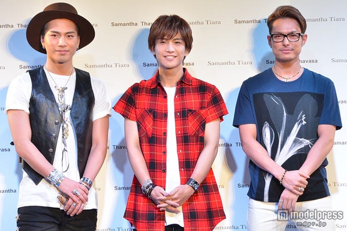 (左から)登坂広臣、岩田剛典、今市隆二