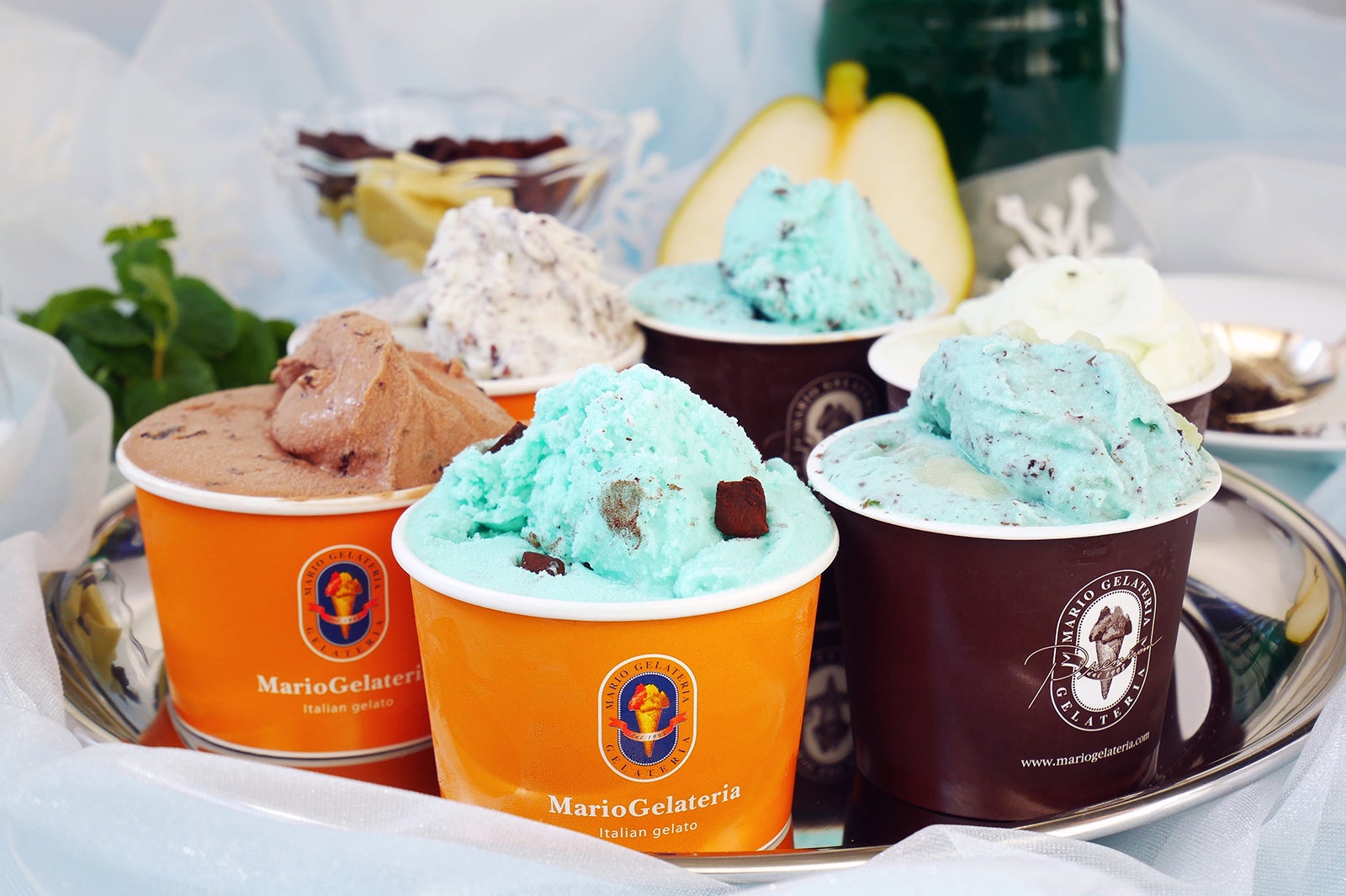 チョコミントジェラート6種／画像提供：フェディー