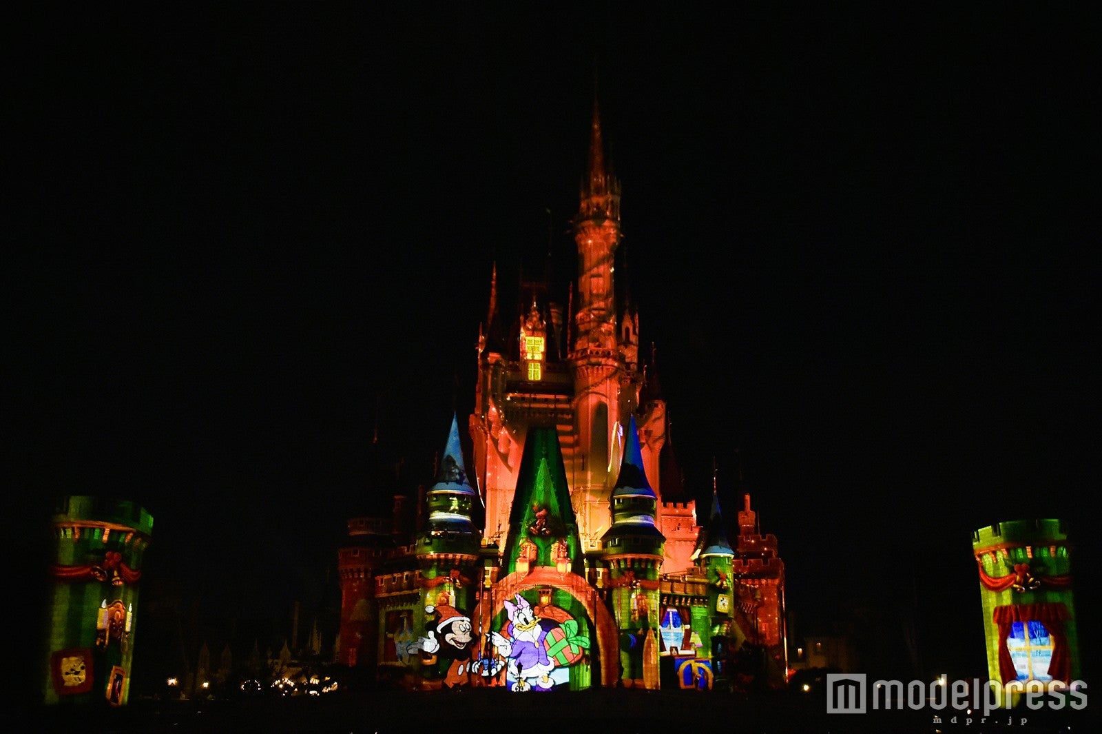 新キャッスルプロジェクション「ディズニー・ギフト・オブ・クリスマス」（C）モデルプレス（C）Disney