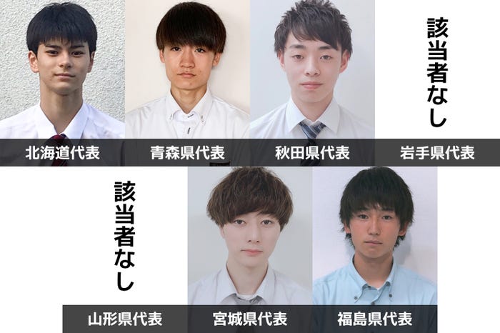 「男子高生ミスターコン2019」北海道・東北エリア代表