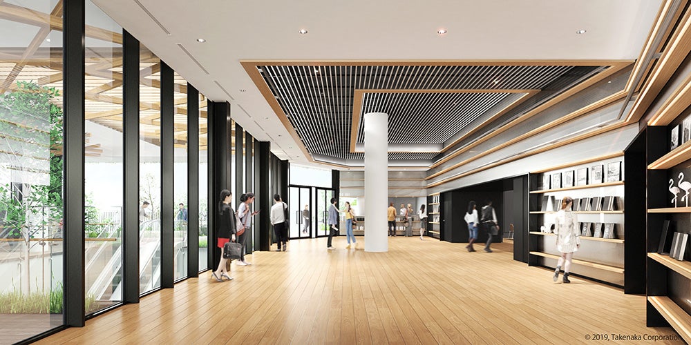 ホワイエイメージ（C）竹中工務店