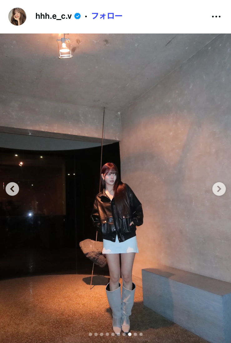 HONG EUNCHAE Instagramより