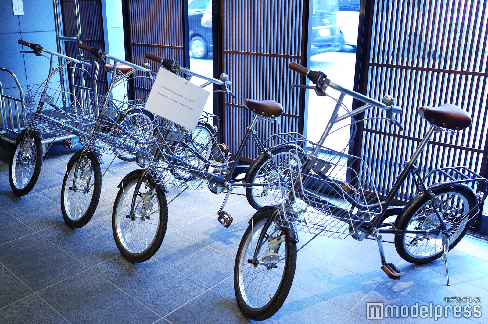 ゲスト用のレンタル自転車（C）モデルプレス