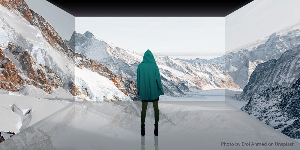 次世代の映像システム『Warp Square』で圧倒的な没入感を演出（C）RED゜E-SAUNA UENO