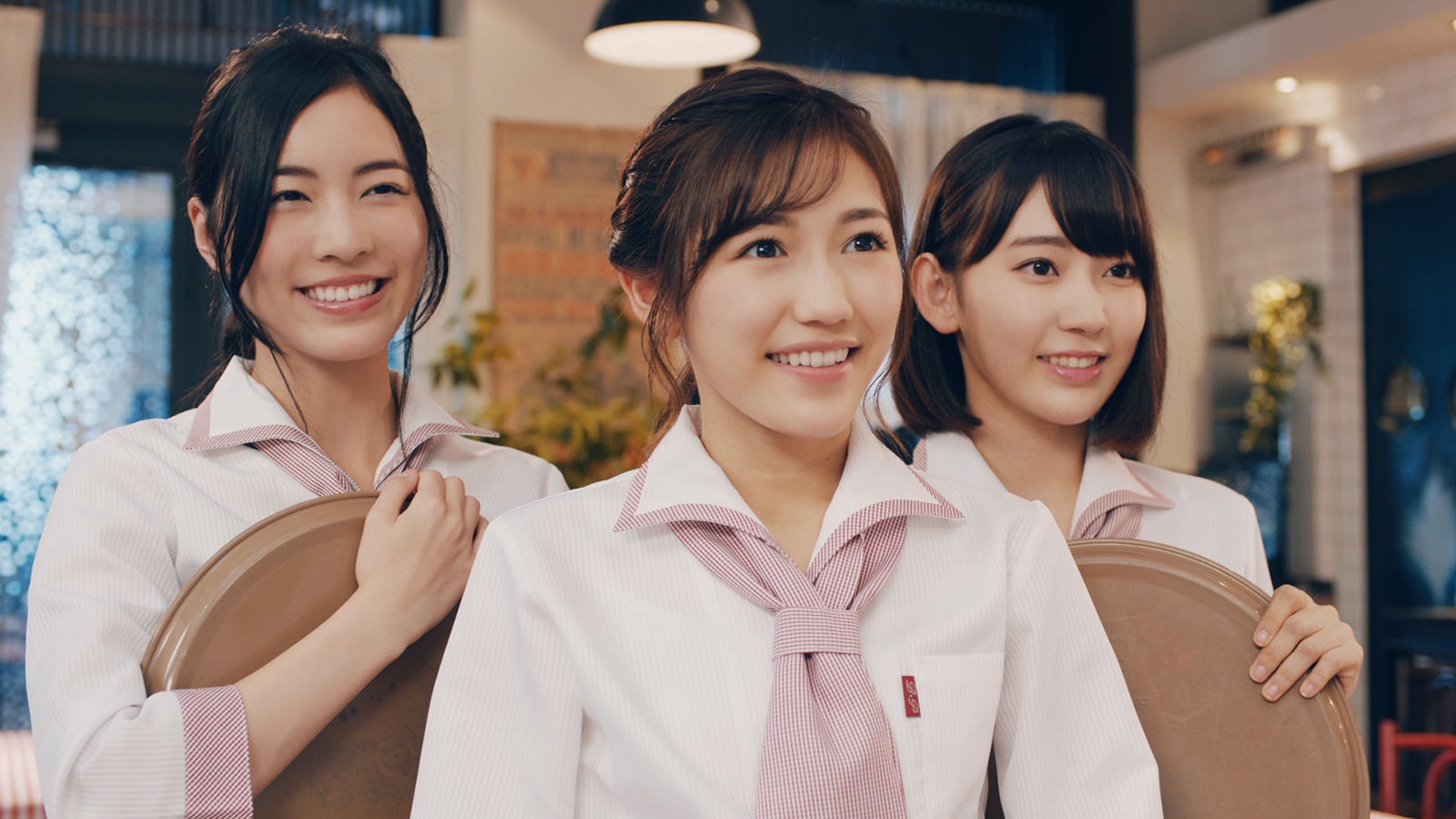 AKB48新CMより／松井珠理奈、渡辺麻友、宮脇咲良