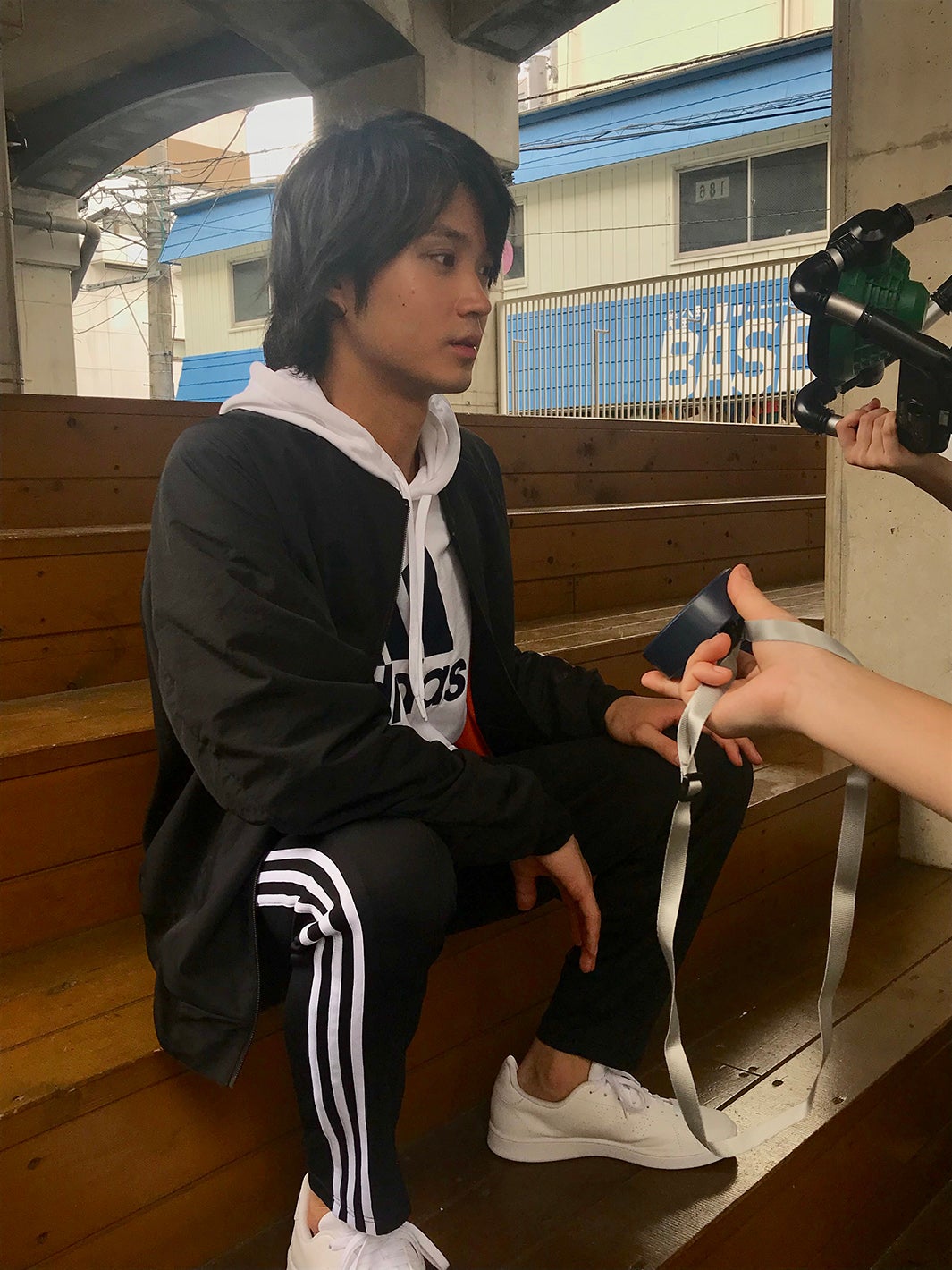 磯村勇斗／メイキングより（提供写真）