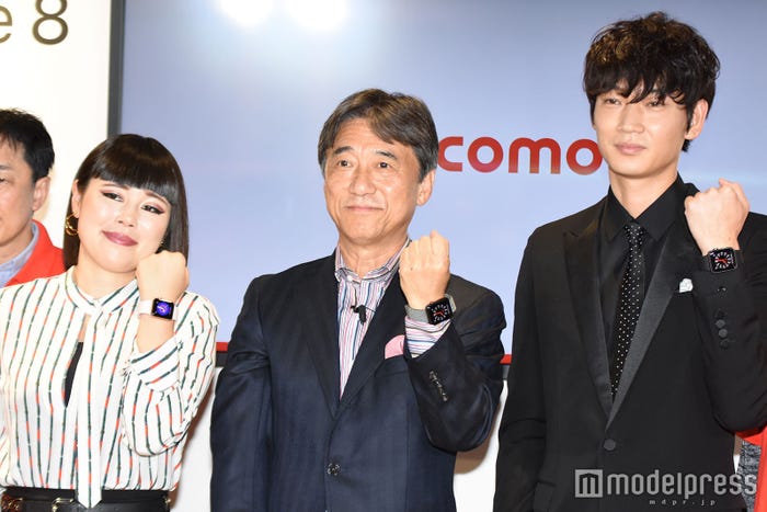 NTTドコモのセレモニーの様子(C)モデルプレス