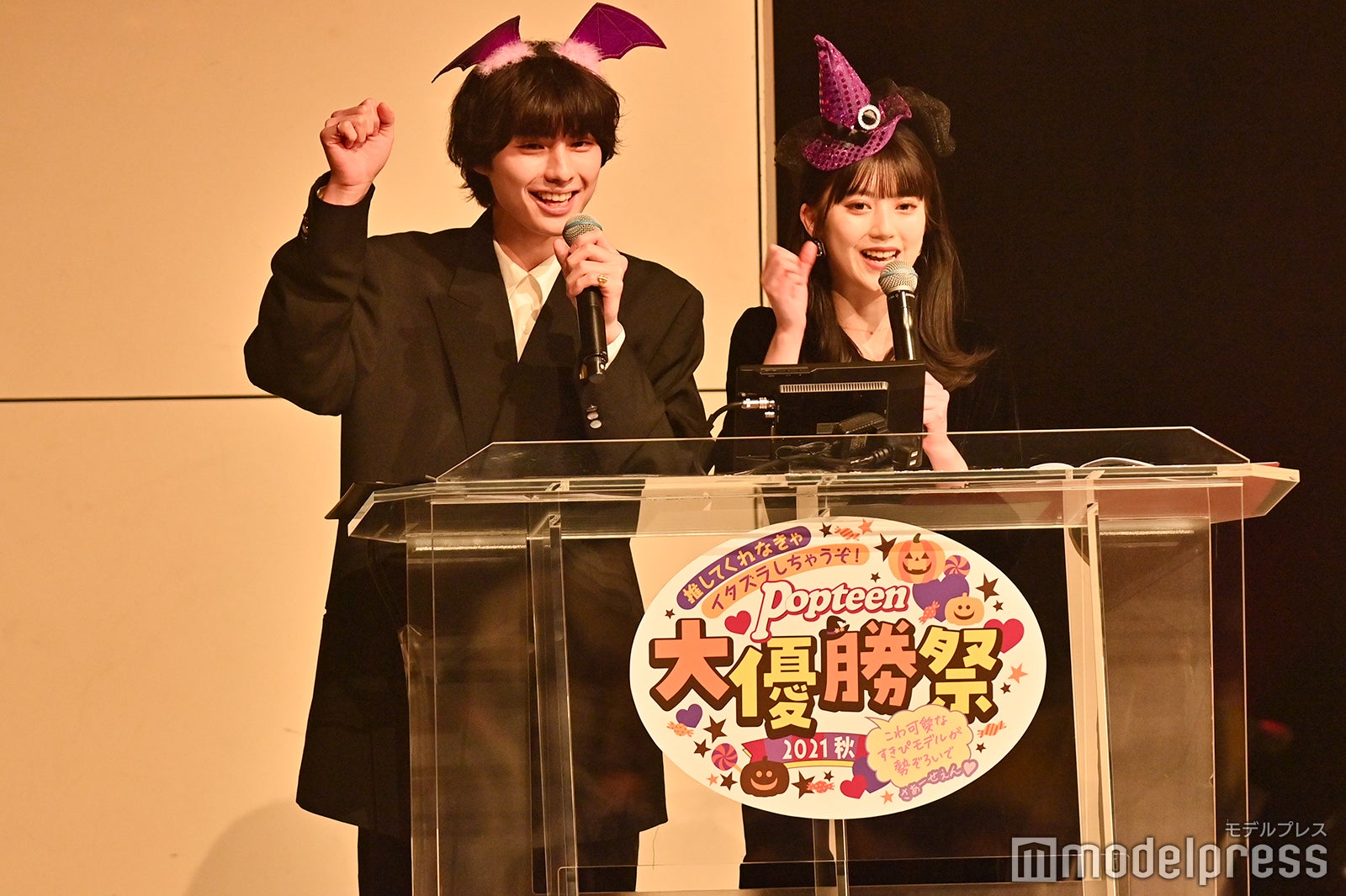 本田響矢（きょーちゃん）、中野恵那（ちゃんえな） （C）モデルプレス