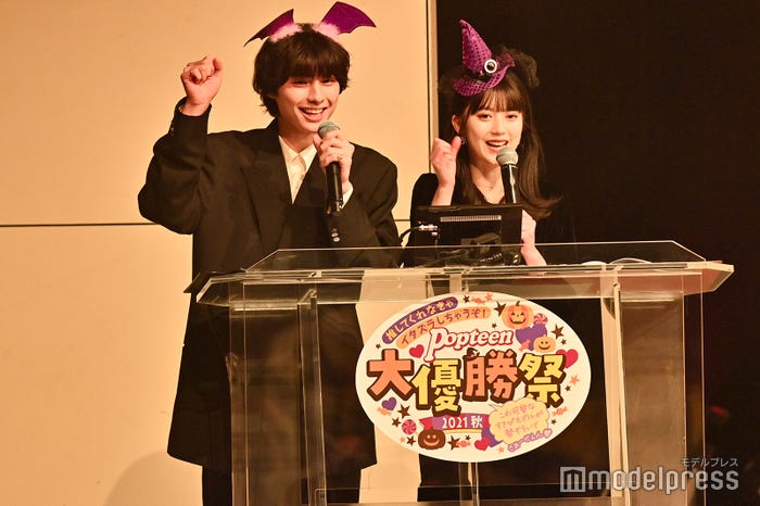 本田響矢(きょーちゃん)、中野恵那(ちゃんえな) (C)モデルプレス