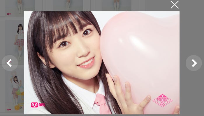 矢吹奈子/PRODUCE48公式サイトより