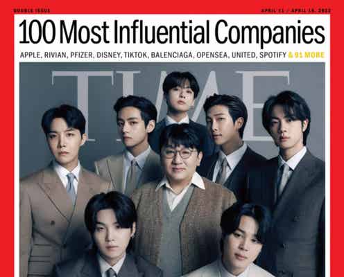 BTS&パン・シヒョク氏、8人で「TIME」表紙飾る HYBE「世界で最も影響力のある100社」に2年連続選定