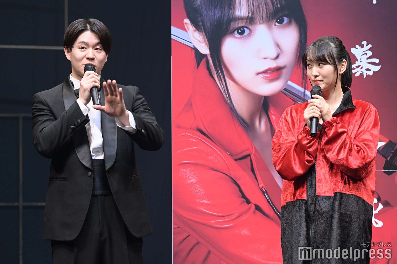 高橋龍輝、菅井友香 （C）モデルプレス