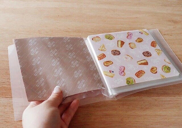 ダイソー　デザインペーパー収納ファイル