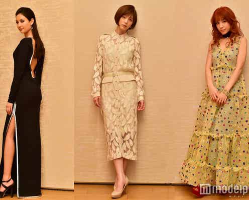 本田翼&菜々緒&仲里依紗“土竜美女”が美しい!セクシーvsナチュラル…三者三様の個性が激突<ファッション&ヘアメイク解説>