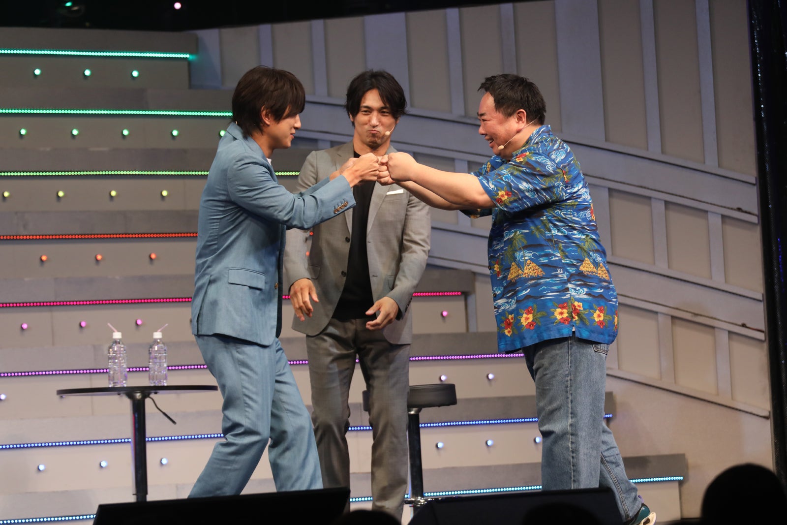 溝端淳平、高橋光臣、塚地武雅（C）テレビ朝日