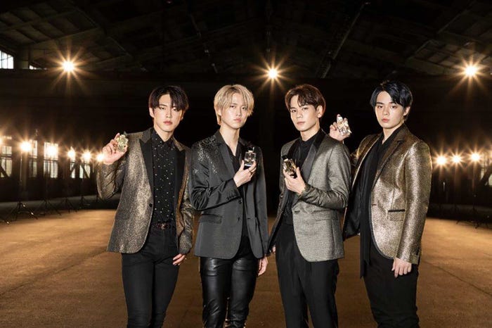 (左から)河野純喜、白岩瑠姫、豆原一成、鶴房汐恩 (提供写真)