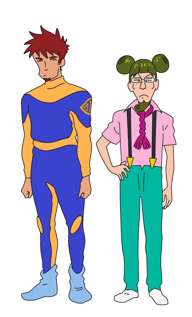 チュウ、アンモナー伊藤（C）臼井儀人／双葉社・シンエイ・テレビ朝日・ADK 2024